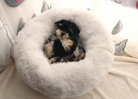 Thumbnail for Mini - Round Fluffy Plush Pet Bed