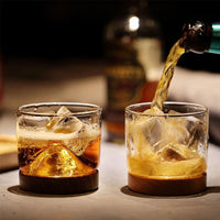 Thumbnail for Houston - Wooden Base Whiskey Mountain Glass