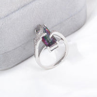 Thumbnail for Mystic Topaz Silver Plated Ring