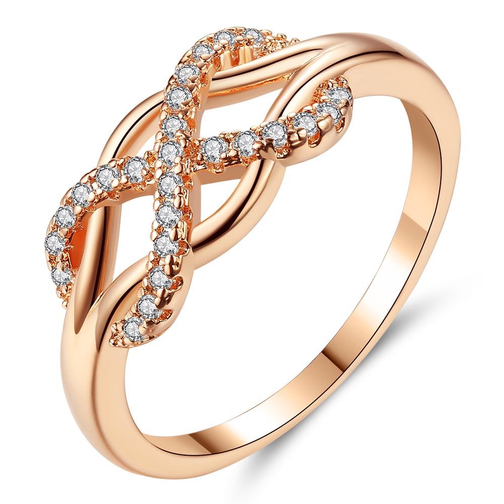 Wrap CZ Crystal Infinity Ring