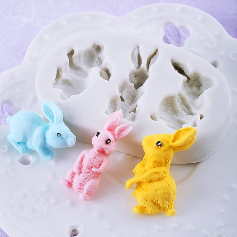 3D Silicone Rabbit Mold