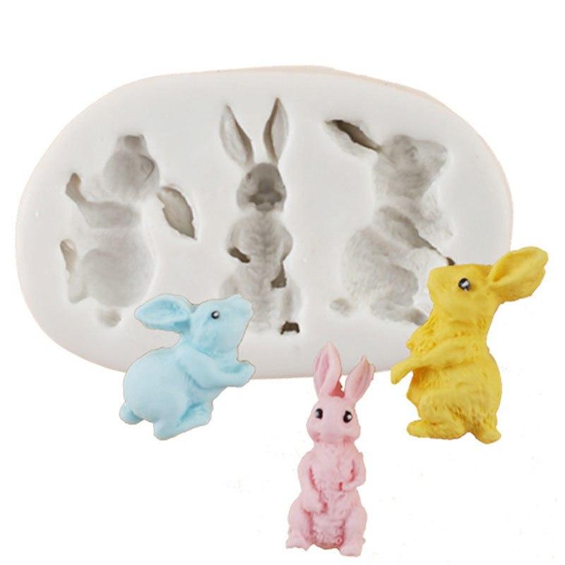 3D Silicone Rabbit Mold