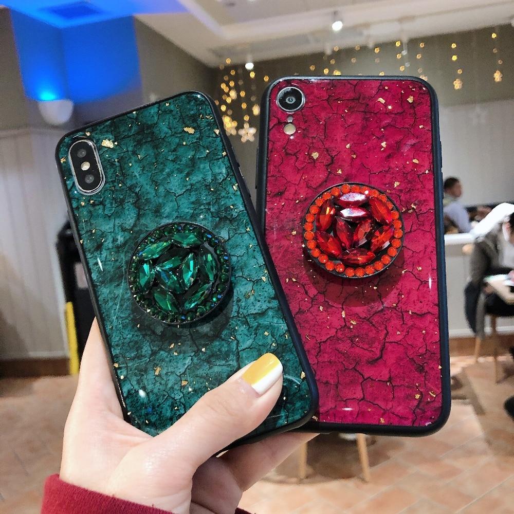 Hanna - Marble Glitter iPhone Mobile Cover