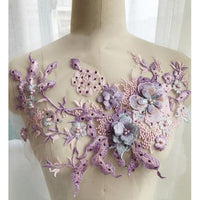 Thumbnail for Embroidered Beaded Flower Sew-able Patch