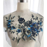 Thumbnail for Embroidered Beaded Flower Sew-able Patch