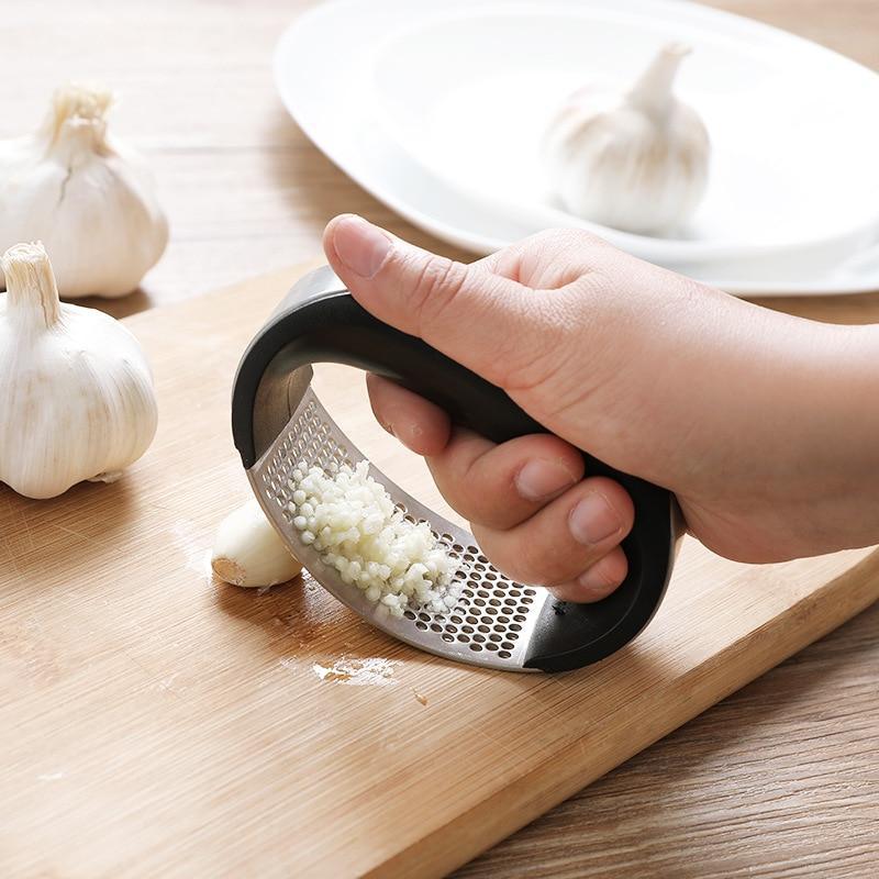 Stainless Steel Garlic Press - Thumbnail 4