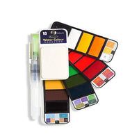 Thumbnail for Watercolor Paint Set with Water Brush & Pigment
