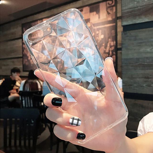 3D Diamond Shape Mobile Phone Cover