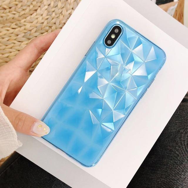 3D Diamond Shape Mobile Phone Cover