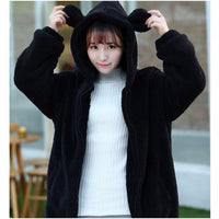 Thumbnail for Ursa: Fluffy Bear Hoodie