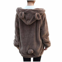 Thumbnail for Ursa: Fluffy Bear Hoodie