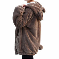 Thumbnail for Ursa: Fluffy Bear Hoodie