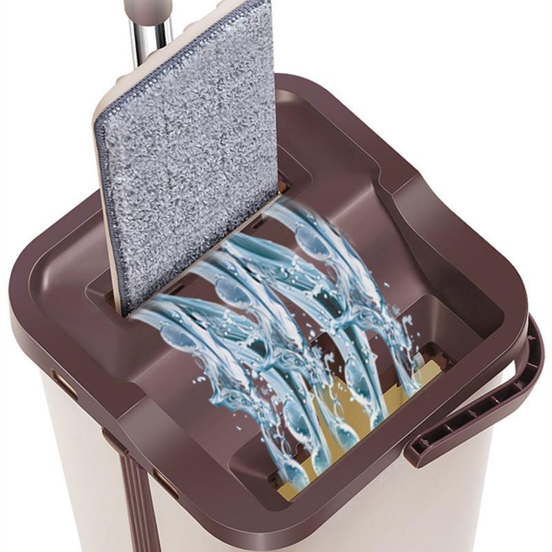 Self-Wringing Mop Bucket