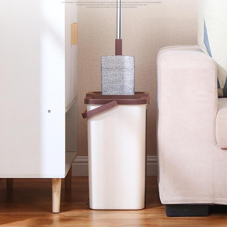 Self-Wringing Mop Bucket
