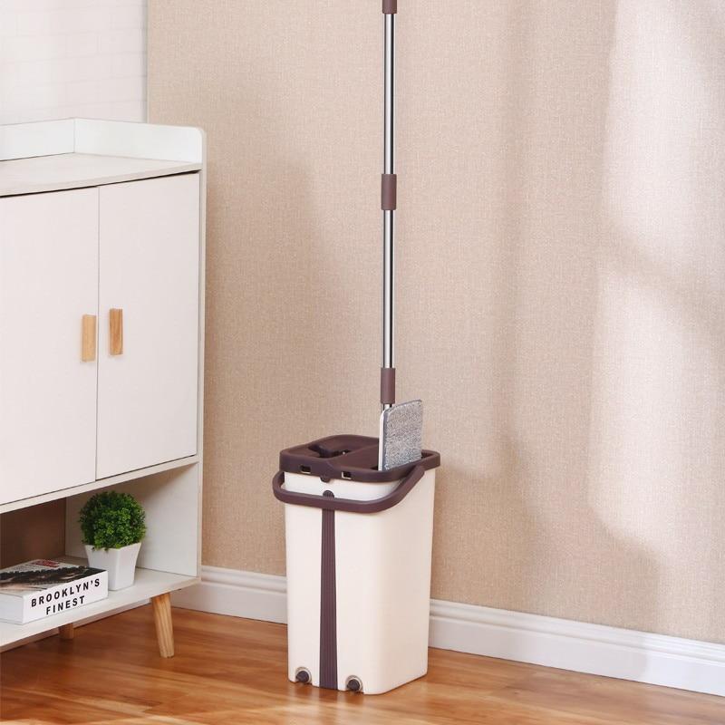 Self-Wringing Mop Bucket