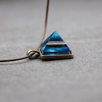 Thumbnail for Lyss - Glowing Pyramid Crystal Necklaces