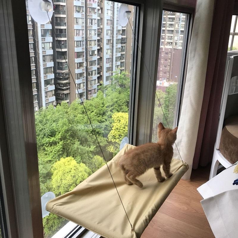 Otis - Window Hammock Hanging Shelf Cat Bed