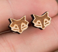 Thumbnail for Cute Wooden Stud Earrings