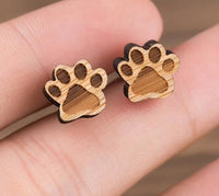 Thumbnail for Cute Wooden Stud Earrings