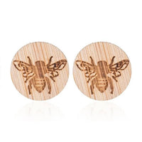 Thumbnail for Cute Wooden Stud Earrings