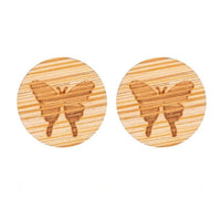 Thumbnail for Cute Wooden Stud Earrings