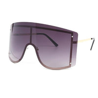 Thumbnail for Oversized Rimless Gradient Sunglasses PeekWise
