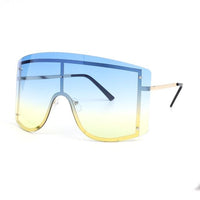 Thumbnail for Oversized Rimless Gradient Sunglasses PeekWise