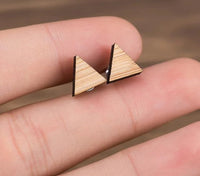 Thumbnail for Cute Wooden Stud Earrings