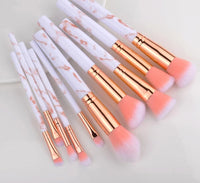 Thumbnail for Fotina - Marble Pattern Professional Make-Up Brushes