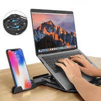 Thumbnail for RestIt - Height Adjustable Laptop Stand with Fan