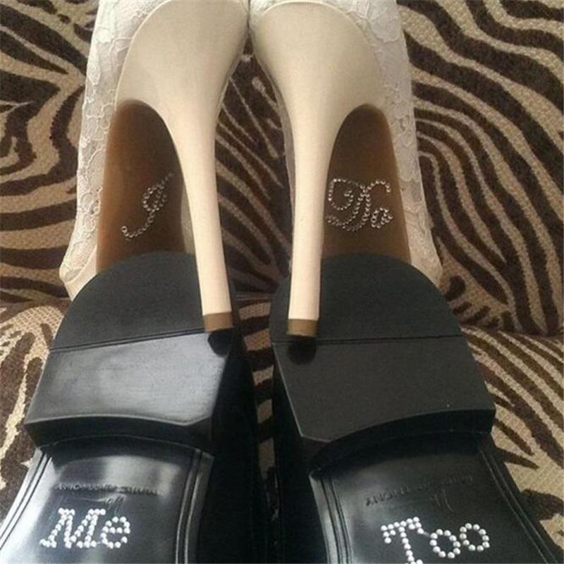 I Do, Me Too Shoe Stickers