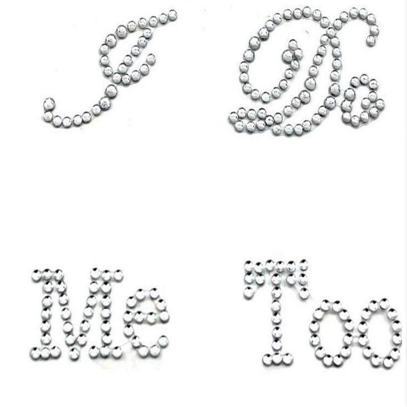 I Do, Me Too Shoe Stickers