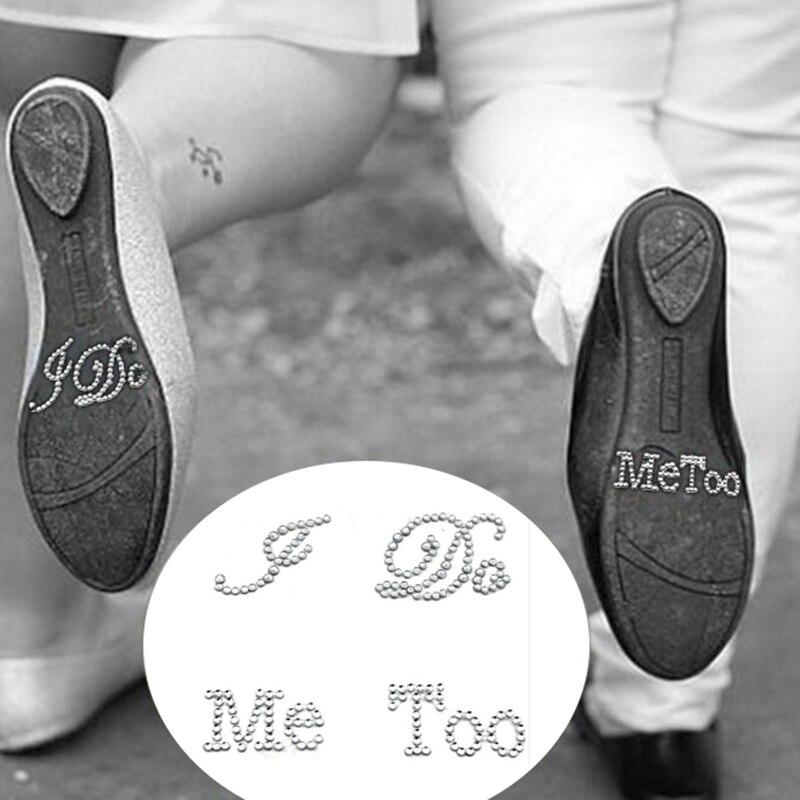 I Do, Me Too Shoe Stickers