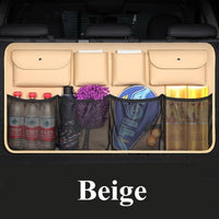 Thumbnail for PU Leather Car Trunk Organizer