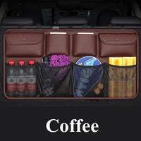 Thumbnail for PU Leather Car Trunk Organizer