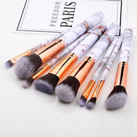 Thumbnail for Fotina - Marble Pattern Professional Make-Up Brushes