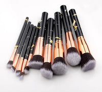 Thumbnail for Fotina - Marble Pattern Professional Make-Up Brushes