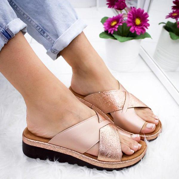 Toe Corrector Comfy Platform Sandals