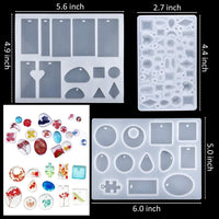 Thumbnail for DIY Crystal Glue Jewelry Mold 83 Pcs Set