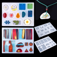 Thumbnail for DIY Crystal Glue Jewelry Mold 83 Pcs Set