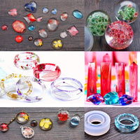 Thumbnail for DIY Crystal Glue Jewelry Mold 83 Pcs Set