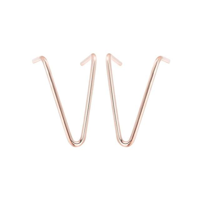 Horseshoe Loop Through Earrings