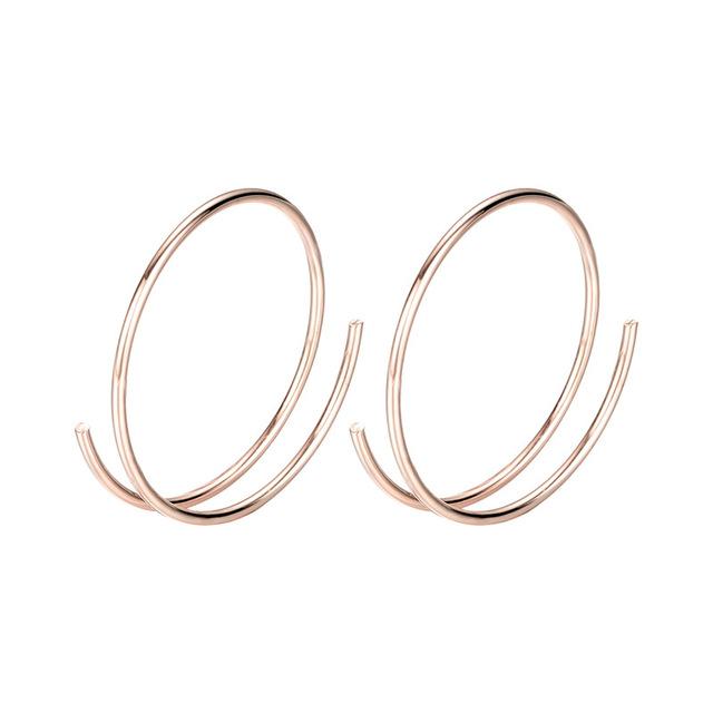 Horseshoe Loop Through Earrings