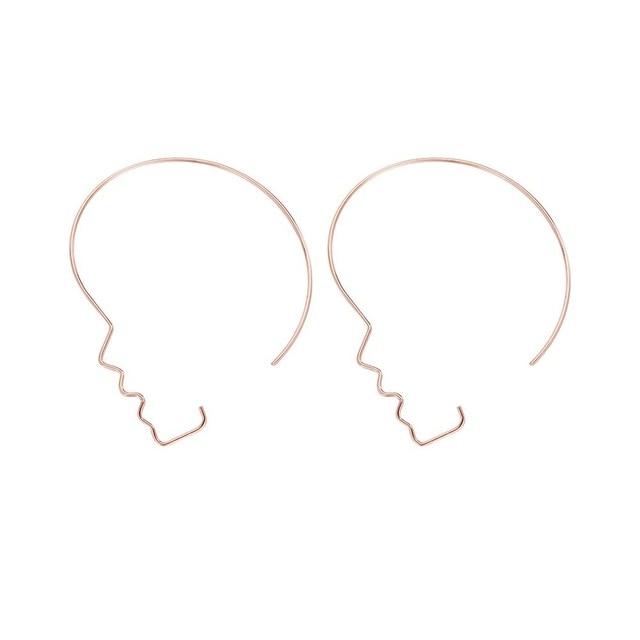 Horseshoe Loop Through Earrings