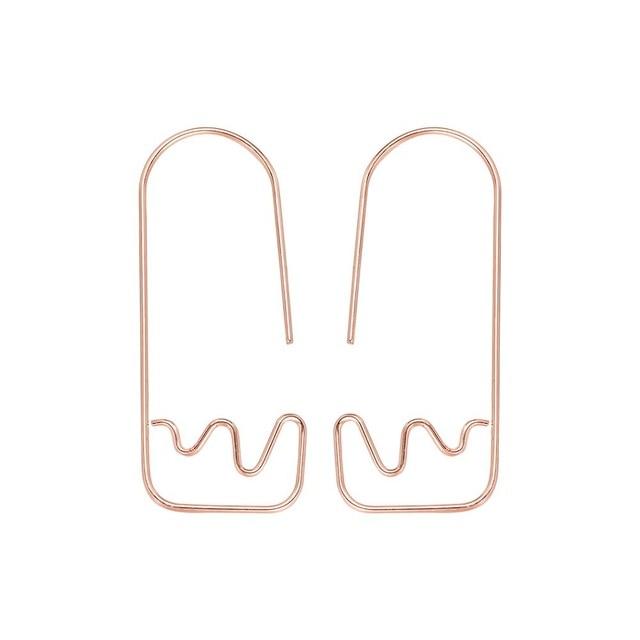 Horseshoe Loop Through Earrings