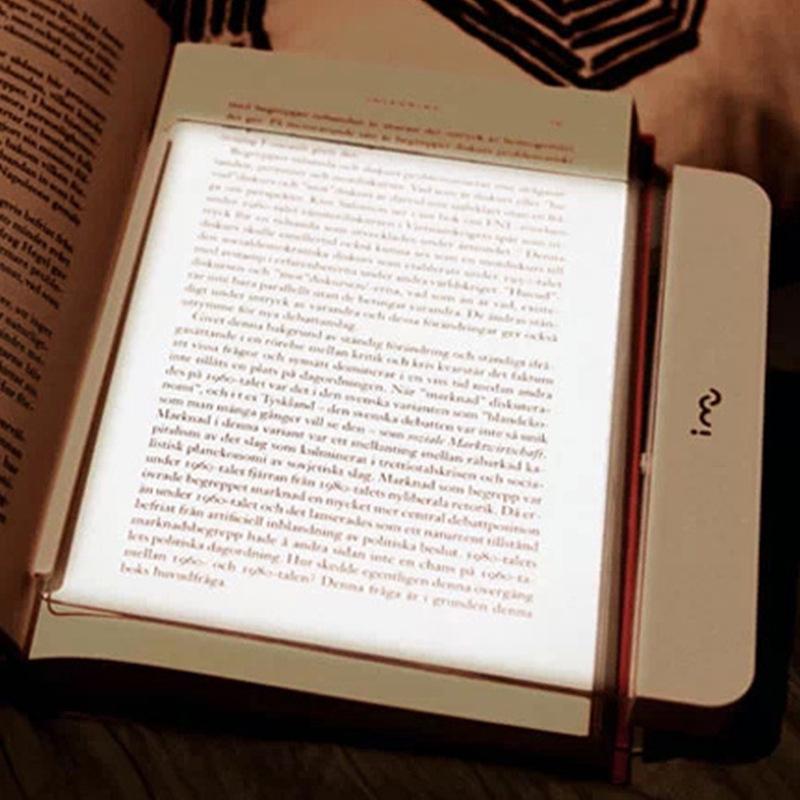 LED Flat Panel Back Page Book Light