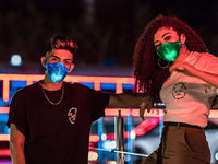 Thumbnail for 7 Color Luminous 3D LED Mask