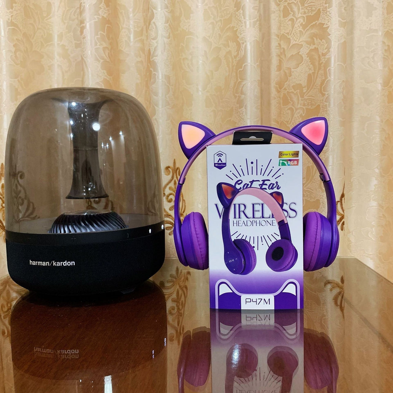 Glowing Cat Ear Headphones