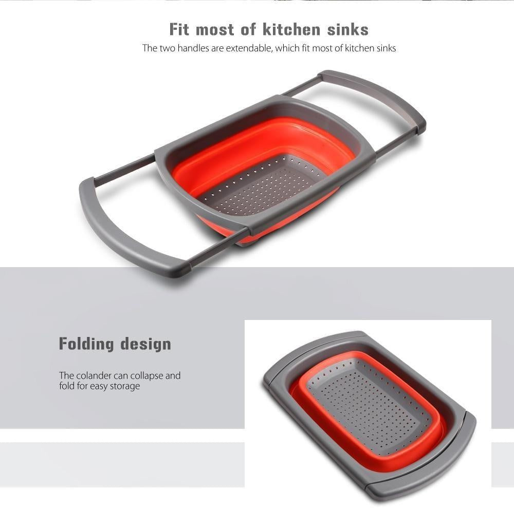 Extendable Food Sink Strainer PeekWise