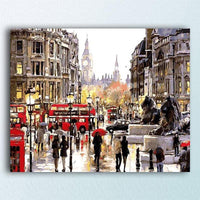 Thumbnail for Rainy Day in London - Van-Go Paint-By-Number Kit